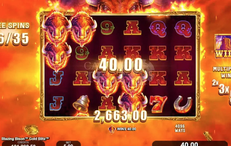 Blazing Bison Slots